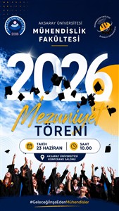 MEZUNİYET TÖRENİ DUYURUSU